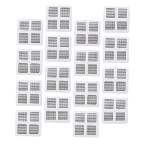 Operitacx 30 Blatt Teiliges Fenster Reparaturset Selbstklebende Wasserdichte Fliegengitter Reparatur Patches mit Starkem Kleber Wetterfeste Netzflicken zur Einfachen Reparatur von Rissen von Operitacx