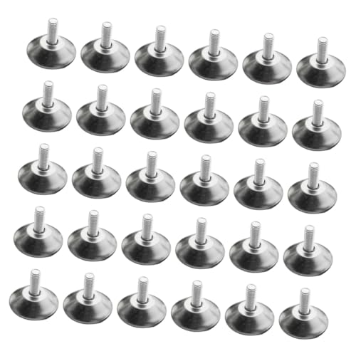Operitacx 30 Stück Teiliges Möbel Fuß Verstellbar aus Robustem Eisen Schwere Belastbare Nivellierfüße für Unebenen Boden Stoßdämpfend rutschfest Geeignet für Werkbank Wiederverwendbar von Operitacx