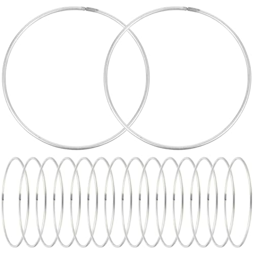Operitacx 30 Stück Metallringe zum Basteln, Makramee-Ringe, 10 cm, Reifen, Traumfänger-Ringe, DIY-Hochzeitskranz, Kerzenringe, Kränze, Bastelreifen, Blumenring für selbstgemachte Tafelaufsätze von Operitacx