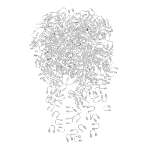 Operitacx 300stücke Drahtschutz Für Schmuckherstellung Kupfer U-Form Zubehör Für DIY Armbänder Und Ohrringe Schmuckdrahtschutz Schmuckanpassungsschutz von Operitacx