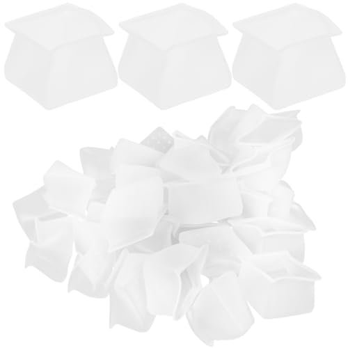 Operitacx 32stücke Tischbeinpolster Aus Silikon rutschfeste Schutzhülle Für Stuhlbeine Und Tischbeine Ohne Kleben Passt Für Barhocker Küchenstühle Esszimmerstühle Weiß von Operitacx