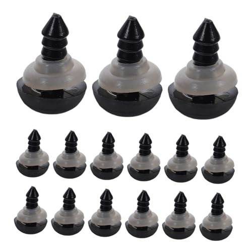 Operitacx 320 Stück Teiliges Sicherheitsaugen Schwarz Kunststoff mit Unterlegscheiben Langlebige Bastelaugen für DIY Plüschtiere Puppen Amigurumi und Häkeltiere Einfache Montage Vielseitig Operitacx 320 Stück Teiliges Sicherheitsaugen Schwarz Kunststoff mit Unterlegscheiben Langlebige Bastelaugen für DIY Plüschtiere Puppen Amigurumi und Häkeltiere Einfache Montage Vielseitig von Operitacx