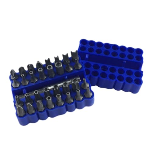 Operitacx 33 Teiliges Sicherheitsbit set mit Magnetischem Bit halter Langlebige Sternschraubendreher bits Kompatibel für Akkuschrauber und Elektroschrauber Praktisches Zufällige Farbe von Operitacx