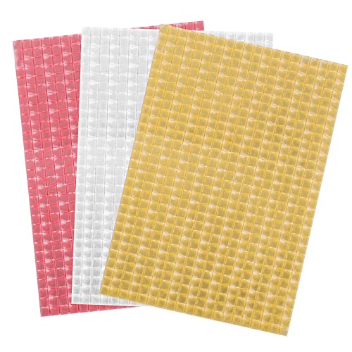 Operitacx 3Blätter Selbstklebende Mosaikfliesen mit Spiegeloberfläche Quadratische Acrylaufkleber für Kreative Wanddekoration Roségold Operitacx 3Blätter Selbstklebende Mosaikfliesen mit Spiegeloberfläche Quadratische Acrylaufkleber für Kreative Wanddekoration Roségold von Operitacx