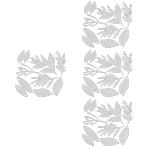 Operitacx 4 Sätze Blattform Metall Schneideform Kohlenstoffstahl für DIY Scrapbooking Bastelbedarf und Fotoalben zum Schneiden von Pflanzenblättern Operitacx 4 Sätze Blattform Metall Schneideform Kohlenstoffstahl für DIY Scrapbooking Bastelbedarf und Fotoalben zum Schneiden von Pflanzenblättern von Operitacx