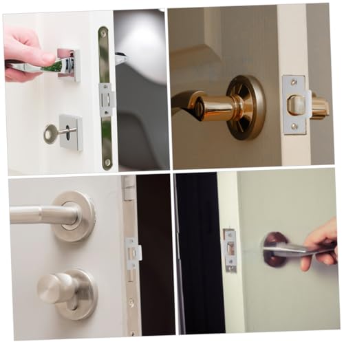 Operitacx 4 Sätze Edelstahl Türschließblech Türverstärkung Schließbleche Türbeschläge Passend für Innentüren Einfache Montage Sichere Verriegelung Langlebig Operitacx 4 Sätze Edelstahl Türschließblech Türverstärkung Schließbleche Türbeschläge Passend für Innentüren Einfache Montage Sichere Verriegelung Langlebig von Operitacx