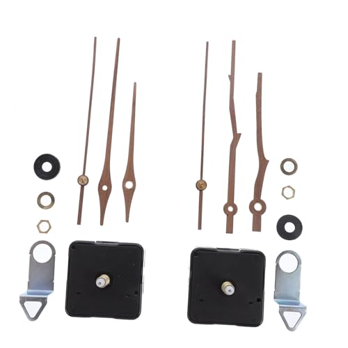 Operitacx 4 Sets Uhrwerk-Kit DIY-Uhren-Kit Mit Zahlen Gold-Uhrwerk-Mechanismen Wanduhrwerk Uhrwerk-Ersatzuhrteile Uhrbau-Kit Retro-Kunststoff Operitacx 4 Sets Uhrwerk-Kit DIY-Uhren-Kit Mit Zahlen Gold-Uhrwerk-Mechanismen Wanduhrwerk Uhrwerk-Ersatzuhrteile Uhrbau-Kit Retro-Kunststoff von Operitacx
