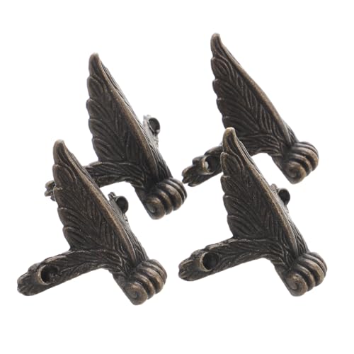 Operitacx 4 Satz Vintage Möbelfüße Zinklegierung Stabile Metallfüße für Schmuckkästen und Möbel Antike Design Unterstützung Einfache Montage Dekorative Schrankbeine für Stilvolle Wohnkultur Operitacx 4 Satz Vintage Möbelfüße Zinklegierung Stabile Metallfüße für Schmuckkästen und Möbel Antike Design Unterstützung Einfache Montage Dekorative Schrankbeine für Stilvolle Wohnkultur von Operitacx