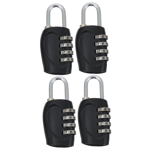 Operitacx 4 Stck. Gepäckschloss mit Stelligem Passwort Robustes und Sicheres Vorhängeschloss für Koffer Schränke und Rucksäcke für Reisen und Fitnessstudios Operitacx 4 Stck. Gepäckschloss mit Stelligem Passwort Robustes und Sicheres Vorhängeschloss für Koffer Schränke und Rucksäcke für Reisen und Fitnessstudios von Operitacx