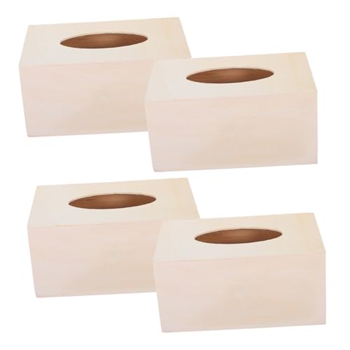 Operitacx 4 Stück Blanke Taschentuchbox Teiliges Glatter Oberfläche DIY Bastelmaterial für Geeignet zum Bemalen und Gestalten Praktische Serviettenhalter für Büro und Schminktisch Operitacx 4 Stück Blanke Taschentuchbox Teiliges Glatter Oberfläche DIY Bastelmaterial für Geeignet zum Bemalen und Gestalten Praktische Serviettenhalter für Büro und Schminktisch von Operitacx