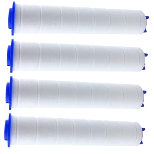 Operitacx 4 Stück Duschkopf Ersatzfilter PP Baumwollfilter Kalkfilter Duschfilter für Hartes Wasser Langlebig Elastisch Geeignet für Zuhause und Professionelle Anwendung von Operitacx