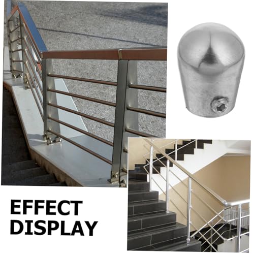 Operitacx 4 Stück Handlauf Endkappen aus Gebürstetem Edelstahl Runde Treppengeländer Stopfen Einfache Montage Langlebige Treppen Handlauf Abdeckkappen für Innenbereiche Ø Operitacx 4 Stück Handlauf Endkappen aus Gebürstetem Edelstahl Runde Treppengeländer Stopfen Einfache Montage Langlebige Treppen Handlauf Abdeckkappen für Innenbereiche Ø von Operitacx