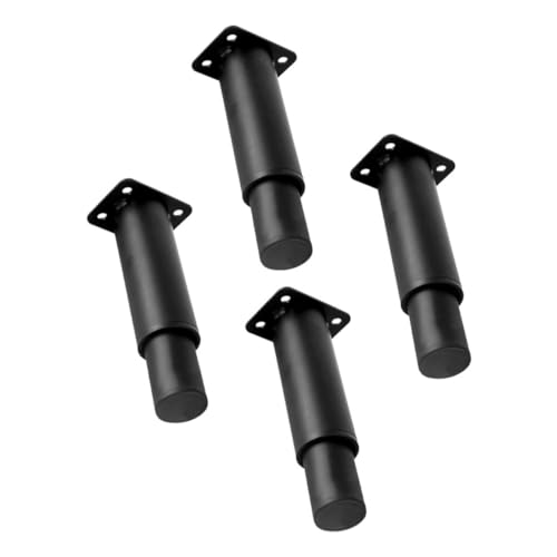Operitacx 4 Stück Höhenverstellbare Metallmöbelbeine Robuste Möbelstützen für Sofa Couchtisch und Tv Schrank Schwarz Anpassbar Operitacx 4 Stück Höhenverstellbare Metallmöbelbeine Robuste Möbelstützen für Sofa Couchtisch und Tv Schrank Schwarz Anpassbar von Operitacx