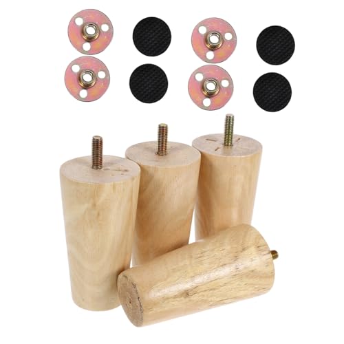 Operitacx 4 Stück Holz Möbelbeine Ersatzfüße Tapered Holz Tischbeine für DIY Projekte Geeignet für Sofa Bett Couchtisch Langlebig und Robust Natürliche Holzoptik Operitacx 4 Stück Holz Möbelbeine Ersatzfüße Tapered Holz Tischbeine für DIY Projekte Geeignet für Sofa Bett Couchtisch Langlebig und Robust Natürliche Holzoptik von Operitacx