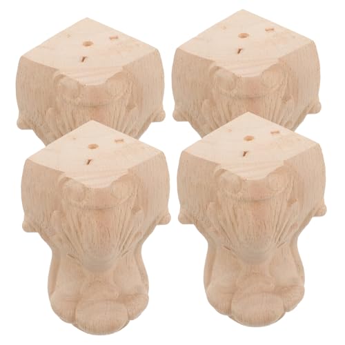 Operitacx 4 Stücke Möbelbeine Holz Kurze Tischbeine Stuhlbeinverlängerungen Stabil und Langlebig für Sofa und Kommode Einfache Montage Operitacx 4 Stücke Möbelbeine Holz Kurze Tischbeine Stuhlbeinverlängerungen Stabil und Langlebig für Sofa und Kommode Einfache Montage von Operitacx