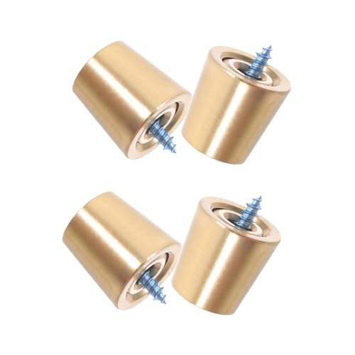 Operitacx 4 Stück Lampenzubehör Schreibtischlampen Display Lampensockel Pads Solide Lampensockel Pads Solide Metall Lampensockel Pads Lichtteile Ständer Riser Tischlampensockel Pads Metall von Operitacx