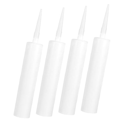 Operitacx 4 Stück Leere Dichtstoff Kartuschen Nachfüllbare Caulk Tubes mit Großem Kompatibel mit Standard Dichtstoffwerkzeugen Langlebig und Vielseitig für Haushalt und Reparaturen Operitacx 4 Stück Leere Dichtstoff Kartuschen Nachfüllbare Caulk Tubes mit Großem Kompatibel mit Standard Dichtstoffwerkzeugen Langlebig und Vielseitig für Haushalt und Reparaturen von Operitacx