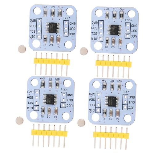 Operitacx Magnetischer Winkelsensor 12-bit Sensormodul Für Präzise Winkelmessung Hochpräzise Magnet Messeinheit Platine Für Selbstgemacht Verwendbar in Automatisierungssystemen von Operitacx