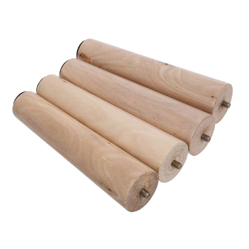Operitacx 4 Stück Massive Holzfüße Möbel Set aus Solidem Hartholz Robust und Langlebig Ersatzbeine für Sofa Couchtisch Tv Schrank Nachttisch Einfache Montage mit Komplettem Operitacx 4 Stück Massive Holzfüße Möbel Set aus Solidem Hartholz Robust und Langlebig Ersatzbeine für Sofa Couchtisch Tv Schrank Nachttisch Einfache Montage mit Komplettem von Operitacx