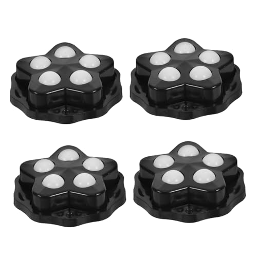 Operitacx 4 Stück Mini Selbstklebende Möbelrollen Drehbar Werkzeuglose Montage Robuste Nylonrollen für Aufbewahrungsboxen Mülleimer Kleine Geräte Leise Strapazierfähig Operitacx 4 Stück Mini Selbstklebende Möbelrollen Drehbar Werkzeuglose Montage Robuste Nylonrollen für Aufbewahrungsboxen Mülleimer Kleine Geräte Leise Strapazierfähig von Operitacx