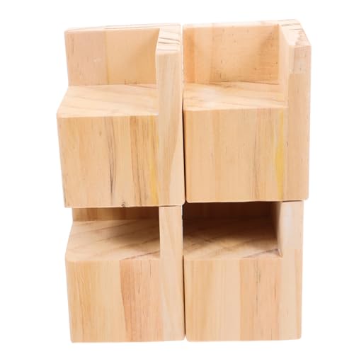 Operitacx 4 Stück Heavy Duty Möbel Riser Holz Stuhlbeinverlängerungen Couchbeinerhöhungen Sofaerhöhungen Stabil und Installieren für Betthöhenverlängerungen Möbelhebe Block Möbel Hardware Operitacx 4 Stück Heavy Duty Möbel Riser Holz Stuhlbeinverlängerungen Couchbeinerhöhungen Sofaerhöhungen Stabil und Installieren für Betthöhenverlängerungen Möbelhebe Block Möbel Hardware von Operitacx