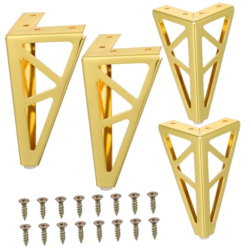 Operitacx 4 Stück Möbelbeine Robustem Metall für Sofas Schränke und Couchtische Belastbare Stützfüße für Möbel Design Vielseitig Einsetzbar Operitacx 4 Stück Möbelbeine Robustem Metall für Sofas Schränke und Couchtische Belastbare Stützfüße für Möbel Design Vielseitig Einsetzbar von Operitacx