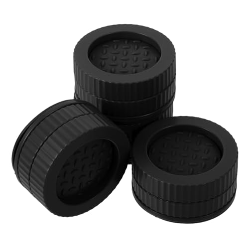 Operitacx 4 Stück Möbelerhöhung Schwarz mit Rutschfestem Design Möbelpads für Tische Stühle Betten Stabile Möbelheber für Schutz von Holzböden im Wohn und Bürobereich Operitacx 4 Stück Möbelerhöhung Schwarz mit Rutschfestem Design Möbelpads für Tische Stühle Betten Stabile Möbelheber für Schutz von Holzböden im Wohn und Bürobereich von Operitacx