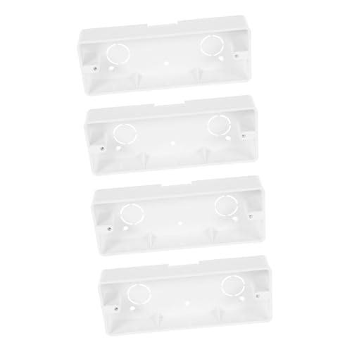 Operitacx 4 Stück PVC Installationsdose für Wandmontage Robuste und Witterungsbeständige Anschlussbox für Schalter und Steckdosen Installieren und Vielseitig Einsetzbar Operitacx 4 Stück PVC Installationsdose für Wandmontage Robuste und Witterungsbeständige Anschlussbox für Schalter und Steckdosen Installieren und Vielseitig Einsetzbar von Operitacx