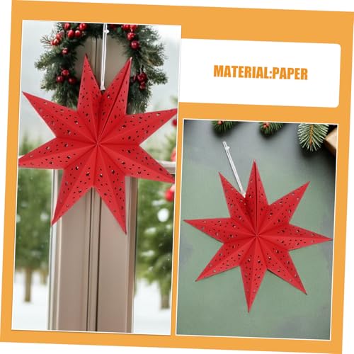 Operitacx 4 Stück Papierstern Laternen Roter Origami Lampenschirm Leichtgewichtige Weihnachtsdeko Vielseitig Für Fenster Hochzeit Party Festliche Beleuchtung Operitacx 4 Stück Papierstern Laternen Roter Origami Lampenschirm Leichtgewichtige Weihnachtsdeko Vielseitig Für Fenster Hochzeit Party Festliche Beleuchtung von Operitacx
