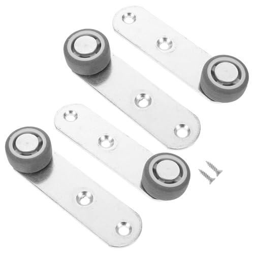 Operitacx 4 Stück Schiebetür-hardware-rollen: Multidirektionale Montage-tür-unterseitenführungsräder Für Schrank Und Kleiderschrank - Reibungsloser Und Geräuschloser Betrieb Operitacx 4 Stück Schiebetür-hardware-rollen: Multidirektionale Montage-tür-unterseitenführungsräder Für Schrank Und Kleiderschrank - Reibungsloser Und Geräuschloser Betrieb von Operitacx
