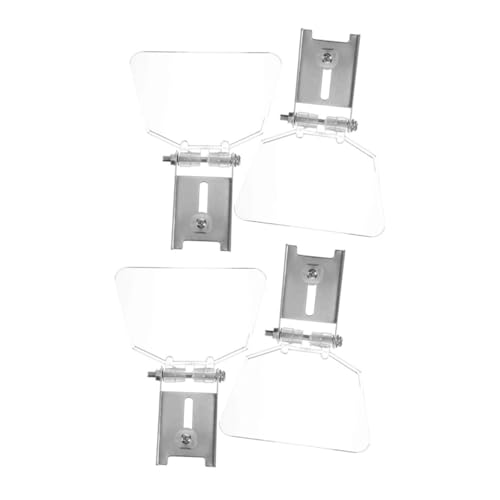 Operitacx 4 Stück Schleifbock Schutzschild Transparentes Schnell zu Installieren und Langlebig Staubschutz für Werkbank Schleifmaschinen Effizient und Sicher Beim Schleifen von Operitacx