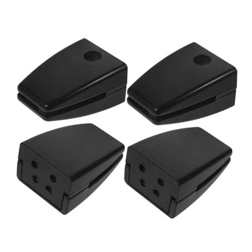 Operitacx 4 Stück Schreibtisch Trennwand Clips Verstellbare Aluminium Klemmen für Stabile Tischpartitionen Geeignet für Glasplatten von Design für Effektiven Spuckschutz von Operitacx