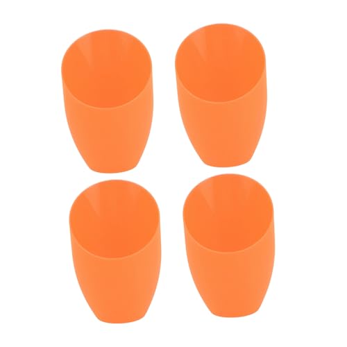 Operitacx 4 Stück Slanted Horseshoe Kunststoff Lampenschirm Tischlampe Ersatz Abdeckung Mittelöffnung Dekorativ Robust für Wand Nachttischlampen von Operitacx