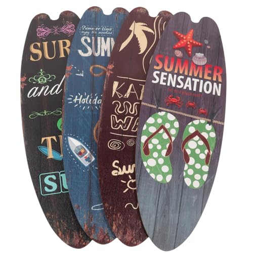 Operitacx Holz Surfbrett Wanddekoration - Marinestil Deko Schild Für Strand- Und Sommerpartys 45X16Cm Ideal Für Zuhause Und Bars Operitacx Holz Surfbrett Wanddekoration - Marinestil Deko Schild Für Strand- Und Sommerpartys 45X16Cm Ideal Für Zuhause Und Bars von Operitacx