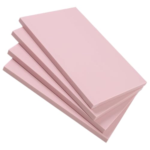 Operitacx 4 Stück Teiliges Gummistempel für Druck und Schnitzprojekte Rosa Gummiblöcke mit Glatter Oberfläche für DIY Kunsthandwerk und Kreative Projekte von Operitacx