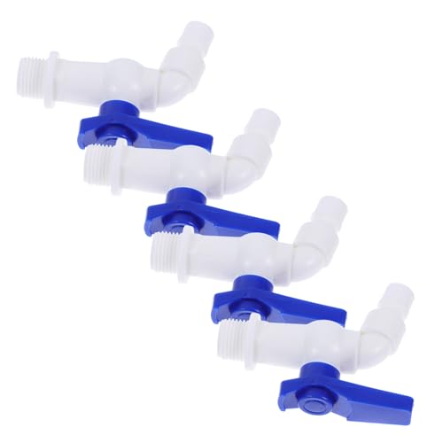 Operitacx 4 Stück Teiliges Heavy Duty Wasserhahn mit Schnellanschluss Wetterfester Außenwasserhahn für Gartenbewässerung Waschmaschine und Regentonne Vielseitig für Reinigung und von Operitacx