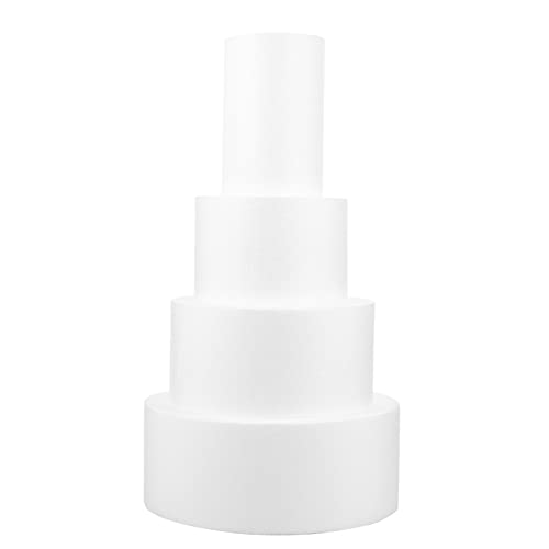 Operitacx 4 Stück Teiliges Set Weiße Kuchenform Modelle für DIY Bastelprojekte Wasserresistent Vielseitig als Party Dekoration Übungskuchen und Foto Requisiten für Geburtstagsfeiern und Operitacx 4 Stück Teiliges Set Weiße Kuchenform Modelle für DIY Bastelprojekte Wasserresistent Vielseitig als Party Dekoration Übungskuchen und Foto Requisiten für Geburtstagsfeiern und von Operitacx