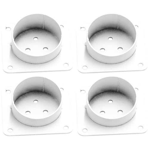 Operitacx 4 Stück Tischbein Verbindungsplatten Eisen Möbelbeine Montagesupport für Sofas Stühle und Tische Langlebig und Praktisch für Verschiedene Möbelarten von Operitacx