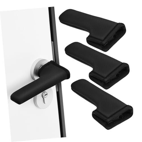 Operitacx 4 Stück Türgriffschoner Schwarz aus Robustem Material Schützende Türknaufhüllen gegen Verbrennungen Komfortable Einfach zu Montierende Türgriffabdeckungen für Zuhause und Büro Operitacx 4 Stück Türgriffschoner Schwarz aus Robustem Material Schützende Türknaufhüllen gegen Verbrennungen Komfortable Einfach zu Montierende Türgriffabdeckungen für Zuhause und Büro von Operitacx
