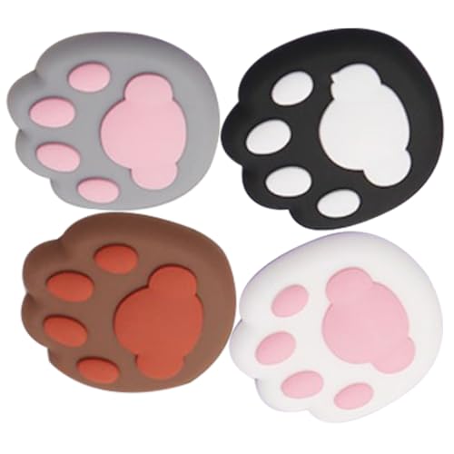 Operitacx 4 Stück Türstopper Paw Shape Silikon Wandbeschützer für Türknäufe Katzenpfote Installieren Wandschutz gegen Kratzer und Dellen und Dekorativ Operitacx 4 Stück Türstopper Paw Shape Silikon Wandbeschützer für Türknäufe Katzenpfote Installieren Wandschutz gegen Kratzer und Dellen und Dekorativ von Operitacx