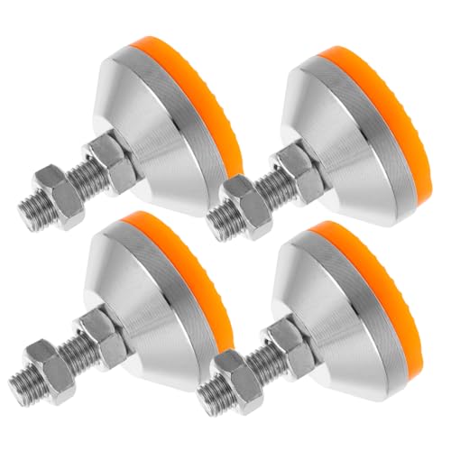 Operitacx 4 Stück Verstellbare Maschinenfüße Kohlenstoffstahl Set mit Rutschfester Gummibasis Höhenverstellbar für Werkbänke und Möbel Vibrationsdämpfend und Vielseitig Einsetzbar Operitacx 4 Stück Verstellbare Maschinenfüße Kohlenstoffstahl Set mit Rutschfester Gummibasis Höhenverstellbar für Werkbänke und Möbel Vibrationsdämpfend und Vielseitig Einsetzbar von Operitacx