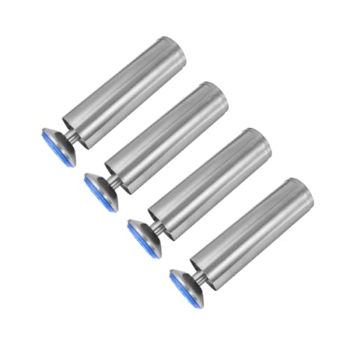 Operitacx 4 Stück Verstellbare Möbelbeine aus Edelstahl Höhenverstellbare Schrankfüße Korrosionsbeständig rutschfest für Sofa Schrank Tisch und Bücherregal Geeignet von Operitacx