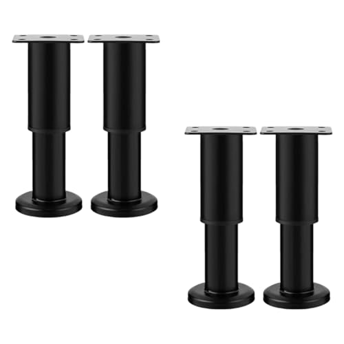 Operitacx 4 Stück Verstellbare Möbelfüße Höhenverstellbare Möbelbeine für Tisch Sofa und Schränke Stabile und Langlebige Unterstützung Schwarz Anpassbar Operitacx 4 Stück Verstellbare Möbelfüße Höhenverstellbare Möbelbeine für Tisch Sofa und Schränke Stabile und Langlebige Unterstützung Schwarz Anpassbar von Operitacx