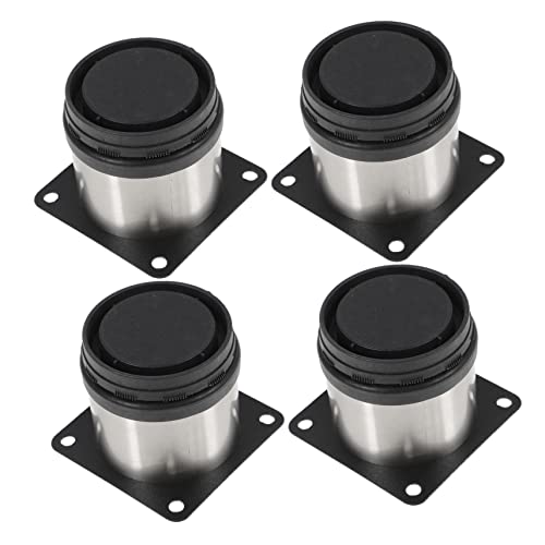 Operitacx 4 Stück Verstellbare Möbelfüße Runde Möbelbeine für Schränke und Tische Höhe Tragkraft Robust und Langlebig für DIY Möbelprojekte von Operitacx
