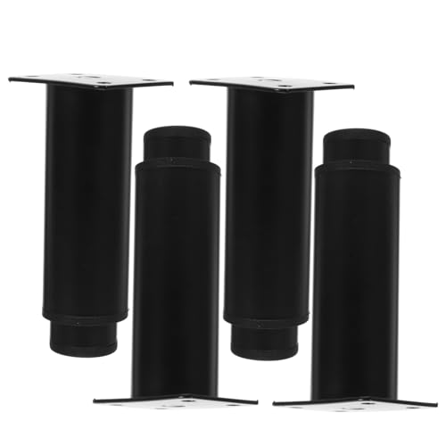 Operitacx 4 Stück Verstellbare Möbelfüße Teiliges Hohe Tragkraft Wasserfest für Stuhl Sofa Tisch Schrank und Kommode Stabile Metallbeine Einfache Montage Modernes Design von Operitacx