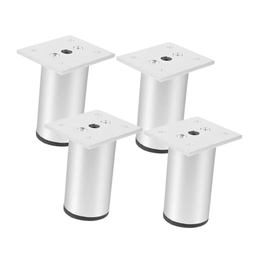 Operitacx 4 Stück Verstellbare Schrankfüße Bodenschutz Für Möbelbeine Kommode Höhe Schlank Couch Einstellbar Kabinettsbeine Klein Erweiterbar Ersatzbeine Für Sofa Modern Aluminiumlegierung von Operitacx