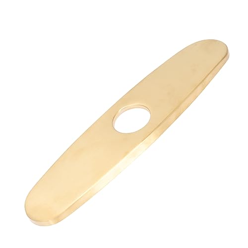 Operitacx 4 Stück Wasserhahn Platten Gebürstete Goldene Lochabdeckung für Badarmaturen Langlebig Rostfrei Installieren für Küchenspülen und Badezimmeranwendungen Operitacx 4 Stück Wasserhahn Platten Gebürstete Goldene Lochabdeckung für Badarmaturen Langlebig Rostfrei Installieren für Küchenspülen und Badezimmeranwendungen von Operitacx
