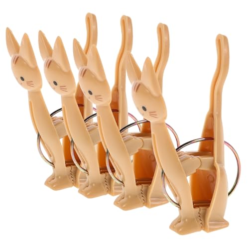 Operitacx 4 Stück Windclip Beutelgriffe Lebensmittelbeutel Verschlussclip Lustige Chip Clips Lebensmittel Clips Tier Chip Clips Süße Chip Clips Lebensmittelbeutel Clips von Operitacx