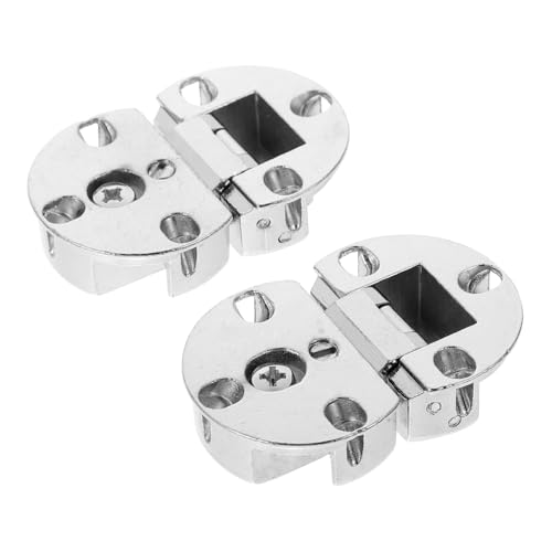 Operitacx 4 Stück Zinklegierung Möbel Scharniere Teilig Geräuschlos Laufrollen Schranktür Beschläge Langlebig für Küchen und Schrankscharniere von Operitacx