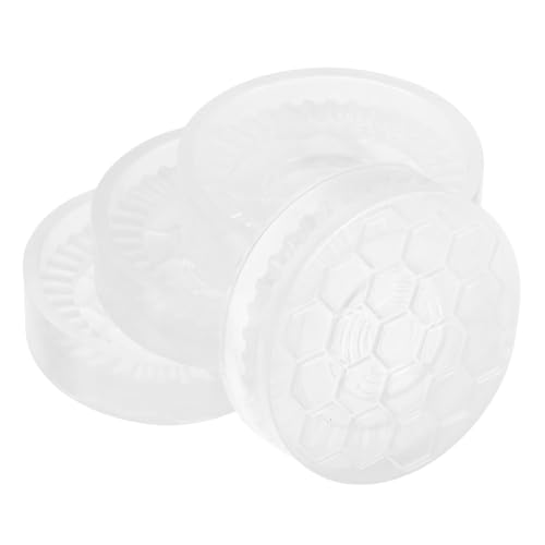 Operitacx 4 Stück rutschfeste Silikon Möbelbeinschoner für Stuhl und Tischbeine Schutzkappen Bodenschoner Geräuschdämpfend Transparent für Fliesen und Holzböden von Operitacx